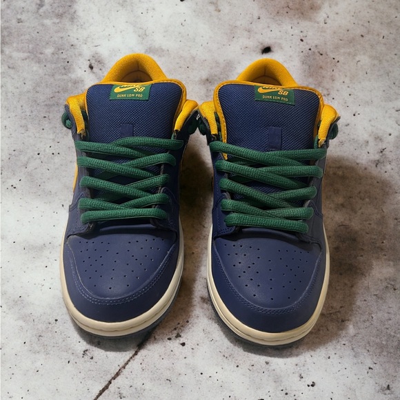 Nike SB Dunk Low Pro Royal Blue Midas Gold - Picture 2 of 8